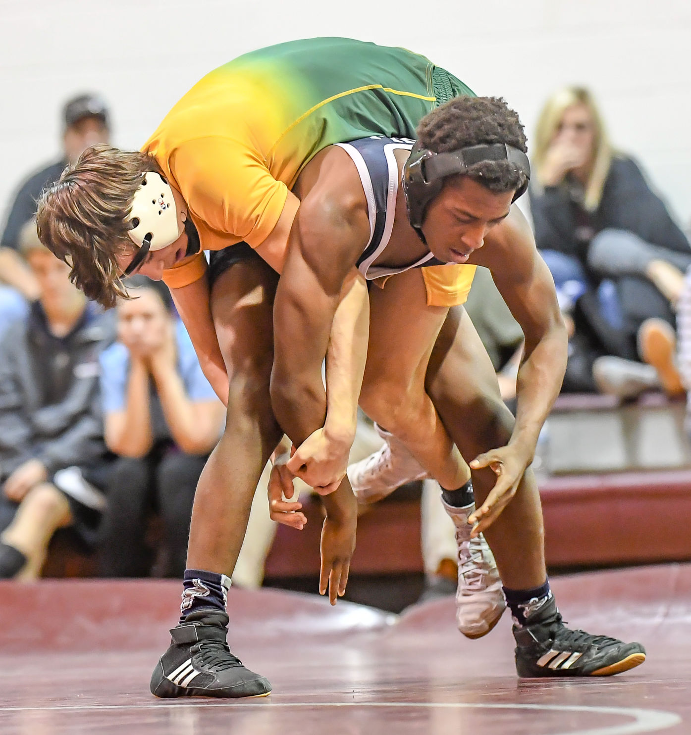 Wednesday night high school wrestling action